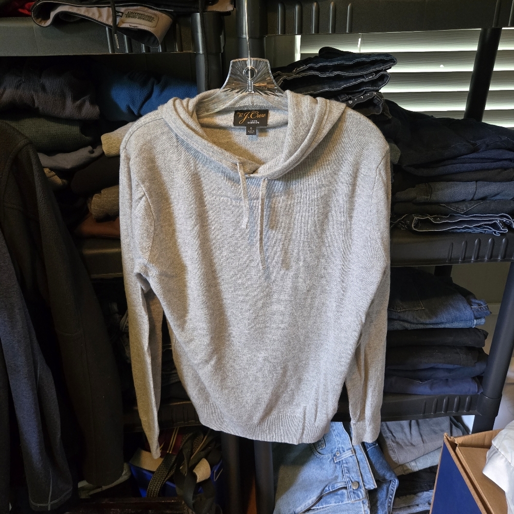 ..CASHMERE..J Crew Small Hoodie Like New